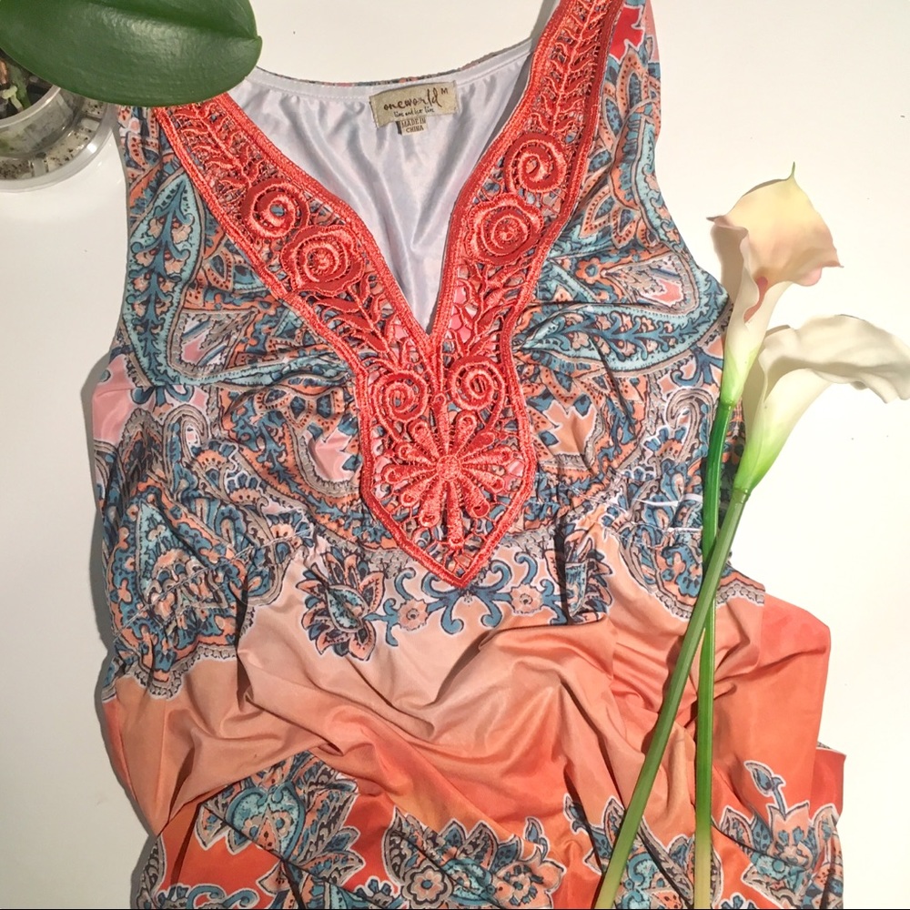 Oneworld Boho Sleeveless Top